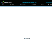 Tablet Screenshot of mylifestylebenefits.com